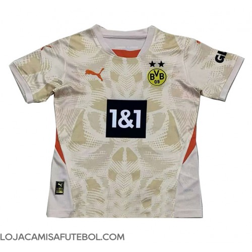 Camisa de Futebol Borussia Dortmund Goleiro Equipamento Principal 2024-25 Manga Curta